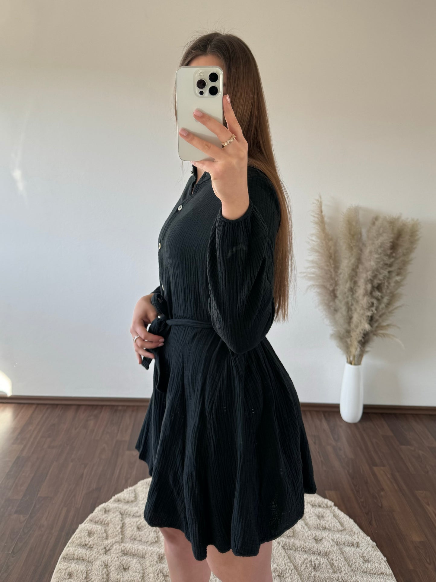 XENIA MUSSELIN KLEID